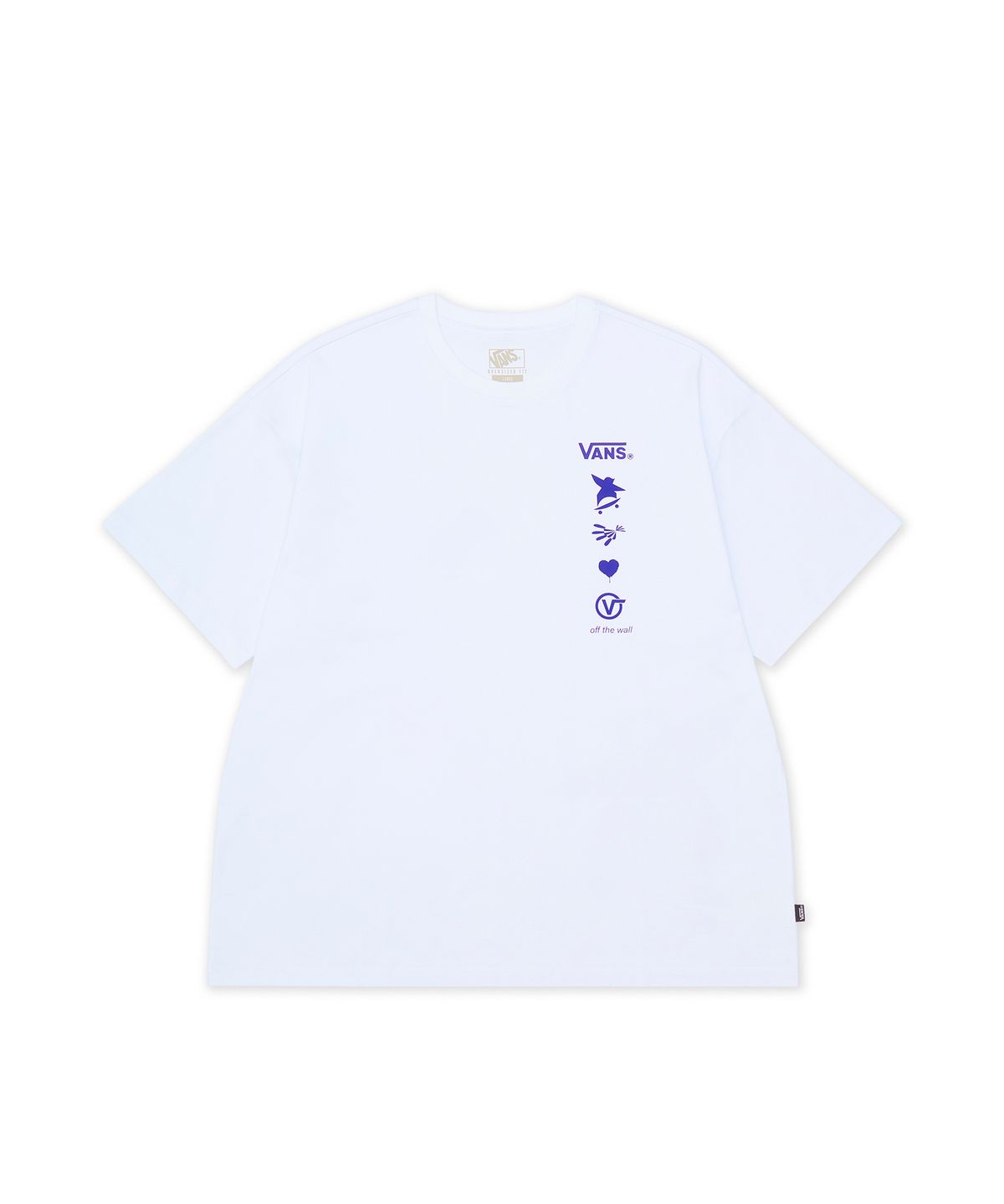 반스(VANS) 버드 반소매 티셔츠 - 블랑데블랑 / VN000TKYJVY1