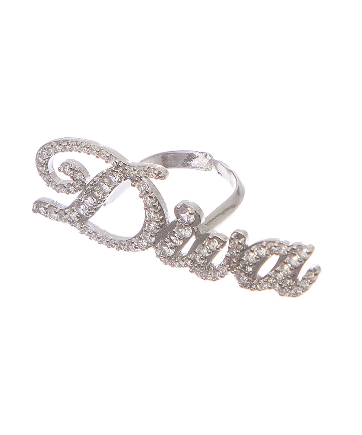 러브이즈트루(LUVISTRUE) SY DIVA LETTERING RING(SILVER)