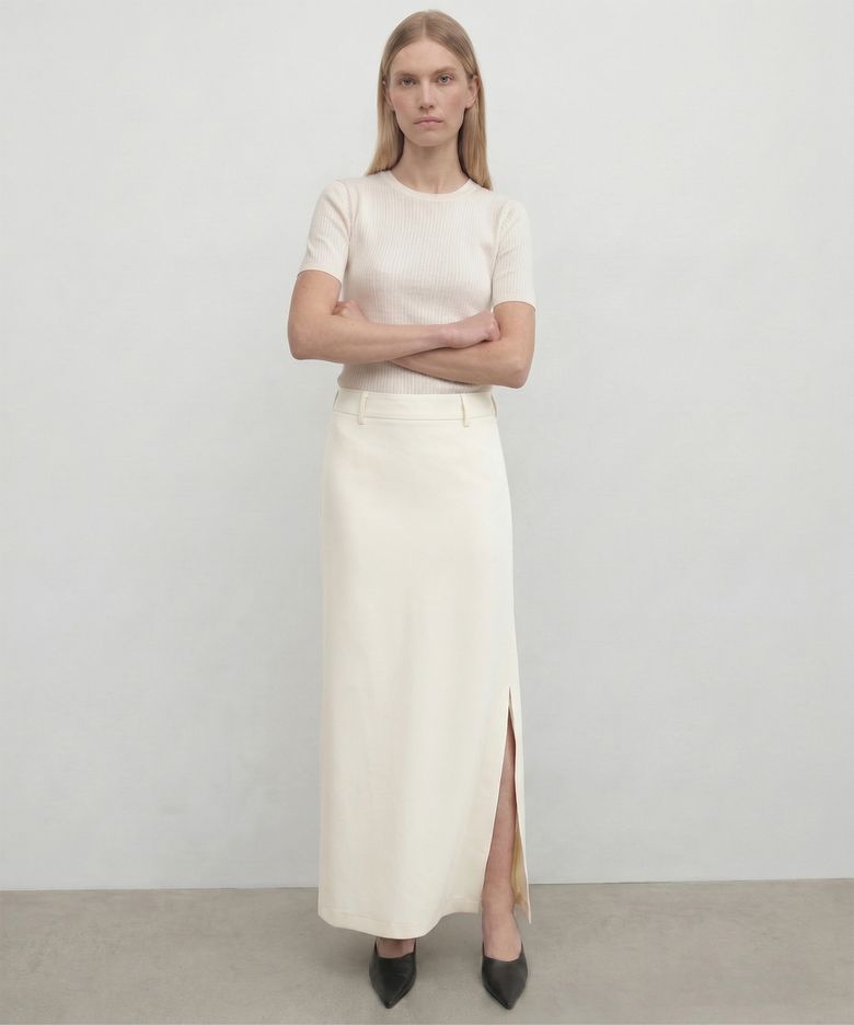 Arden Long Skirt / Ivory