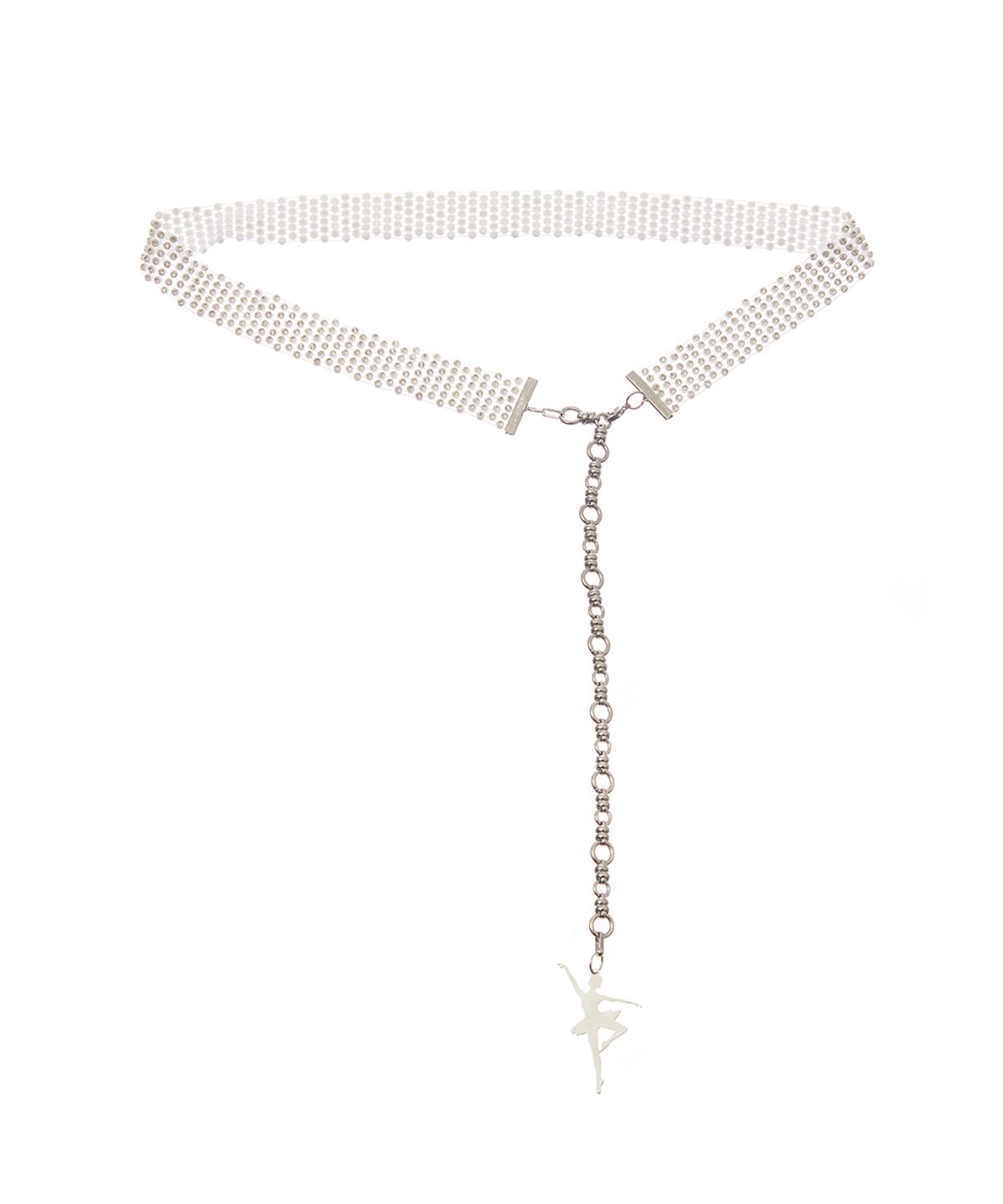 러브이즈트루(LUVISTRUE) SY SHINING CHAIN BELT(WHITE)