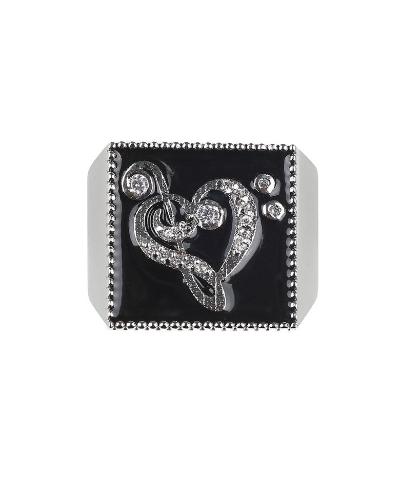 SY NOTE SQUARE RING(BLACK)
