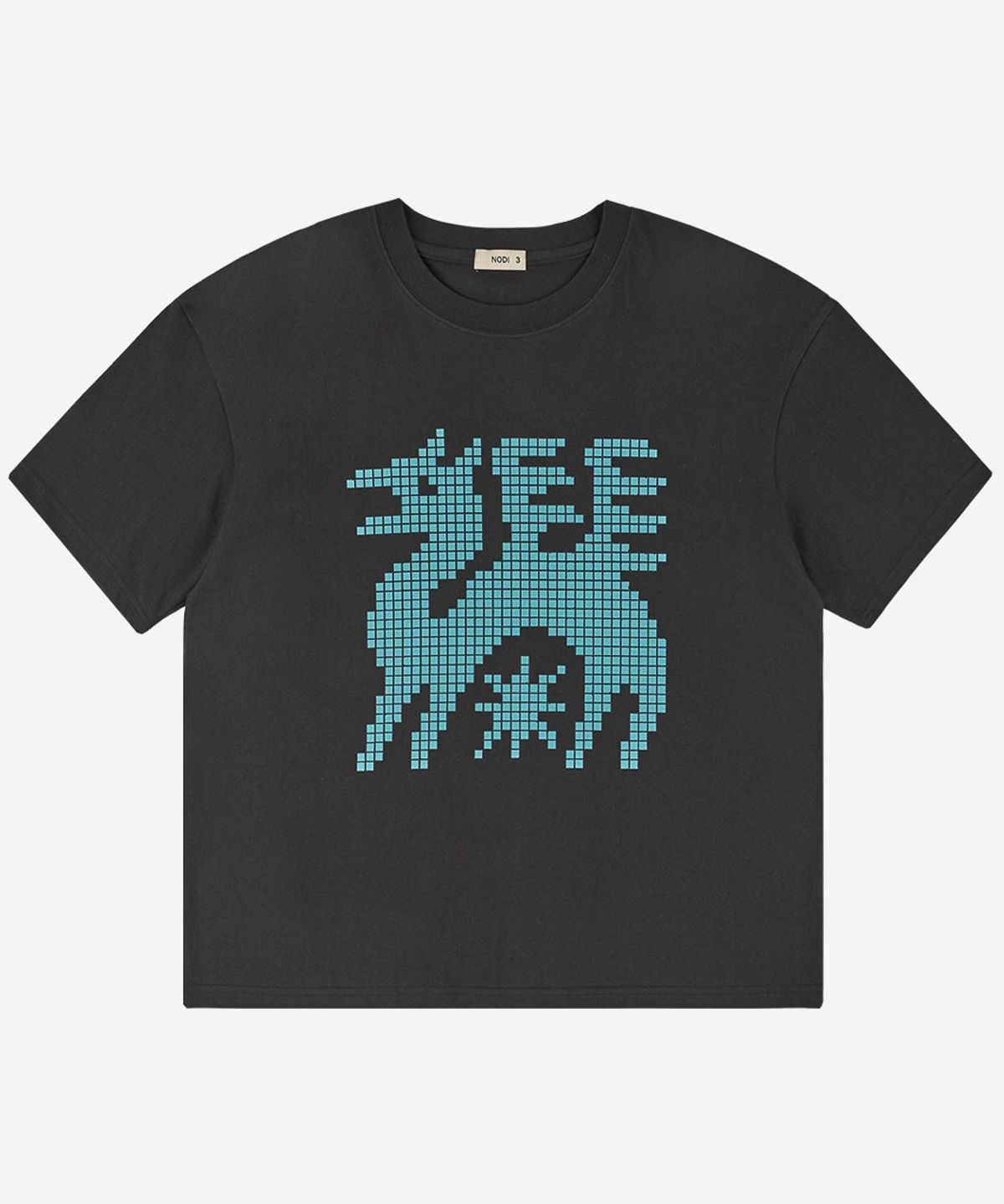 노디(NODI) Final Boss Dragon crop Tee charcoal