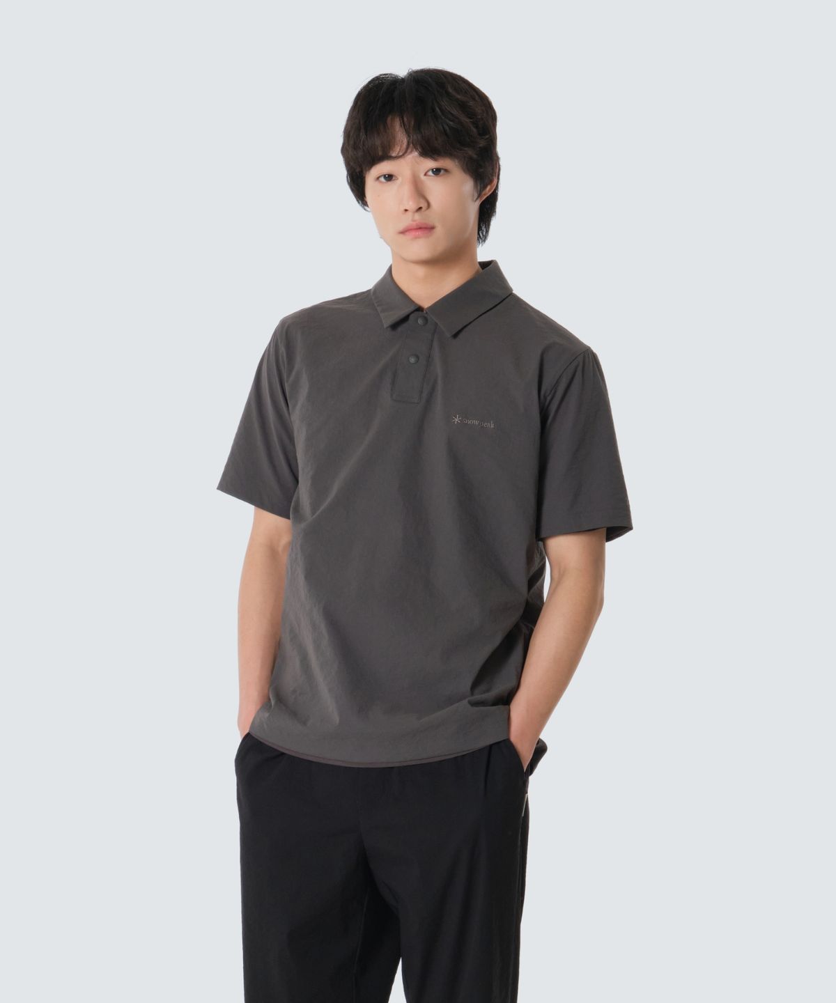 스노우피크 어패럴(SNOWPEAK APPAREL) 미닛 반팔 폴로 티셔츠 (S26MMFPS72) Chocolate Khaki