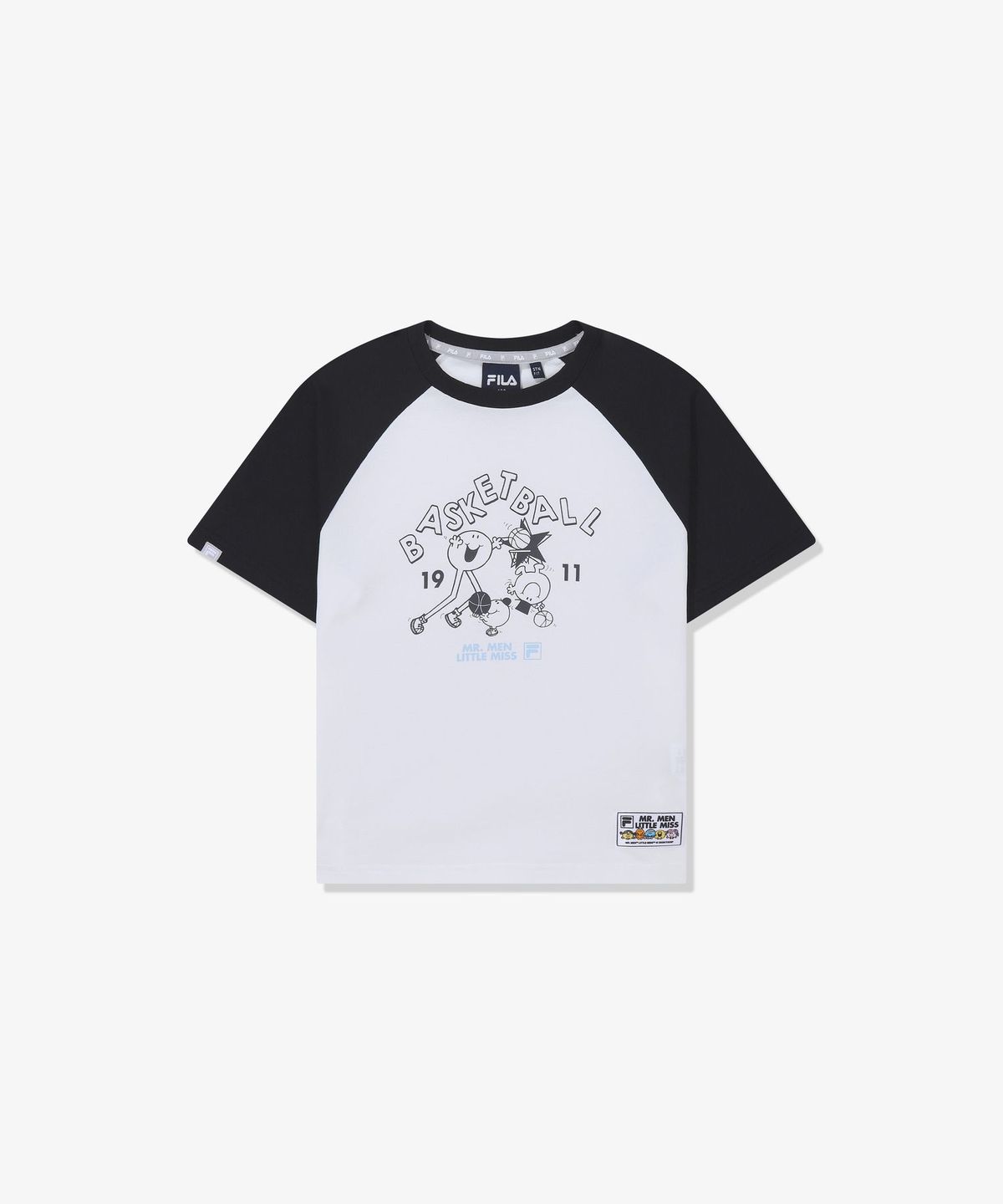 휠라 키즈(FILA KIDS) Drywave 미스터맨 리틀미스 라글란 티셔츠