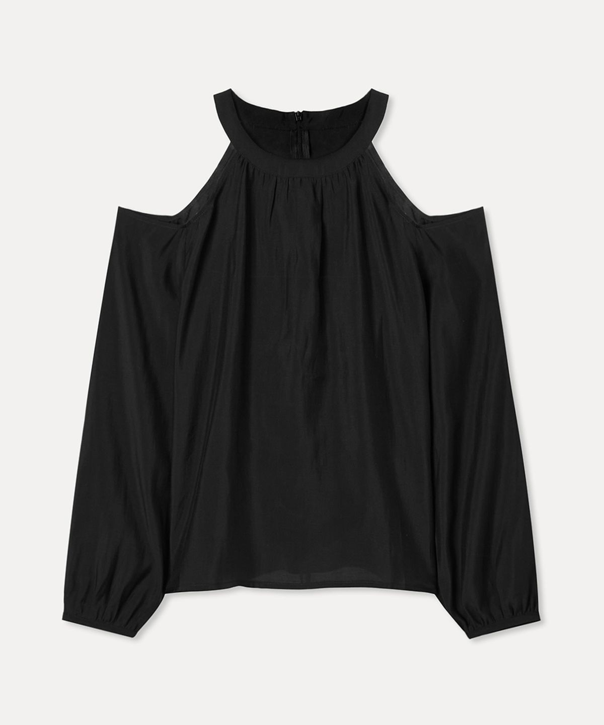 미쏘(MIXXO) 홀터 오프숄더 블라우스_MIWBLG509B