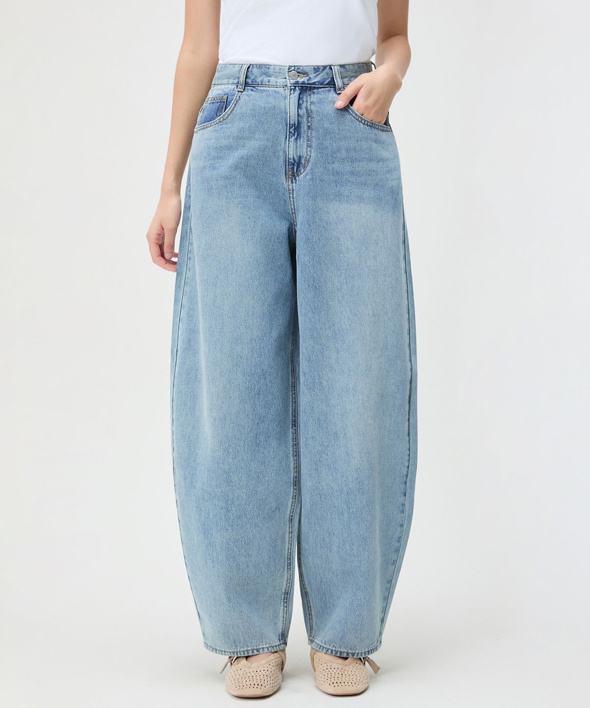 미쏘(MIXXO) 벌룬핏 데님 RE TJG370J_MIWTJG52QJ