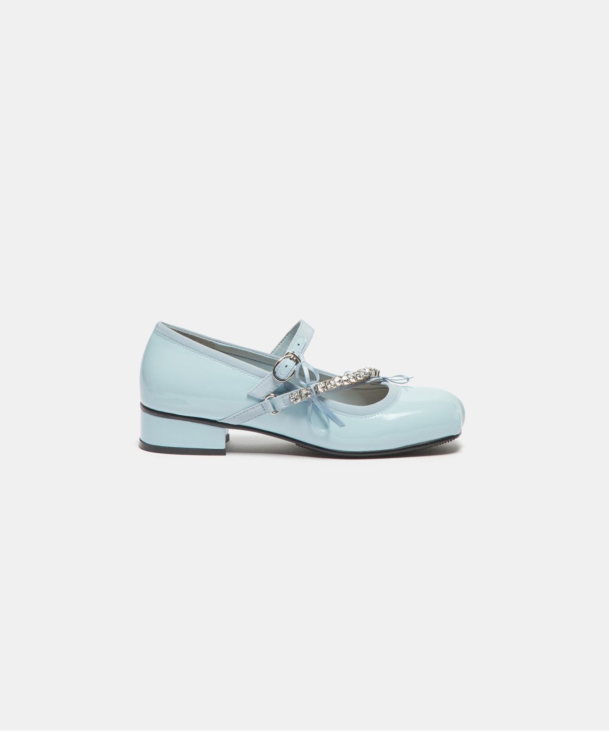 슈콤마보니(SUECOMMA BONNIE) Jewelry mary-jane flats(blue)_DG1DS26013BLU