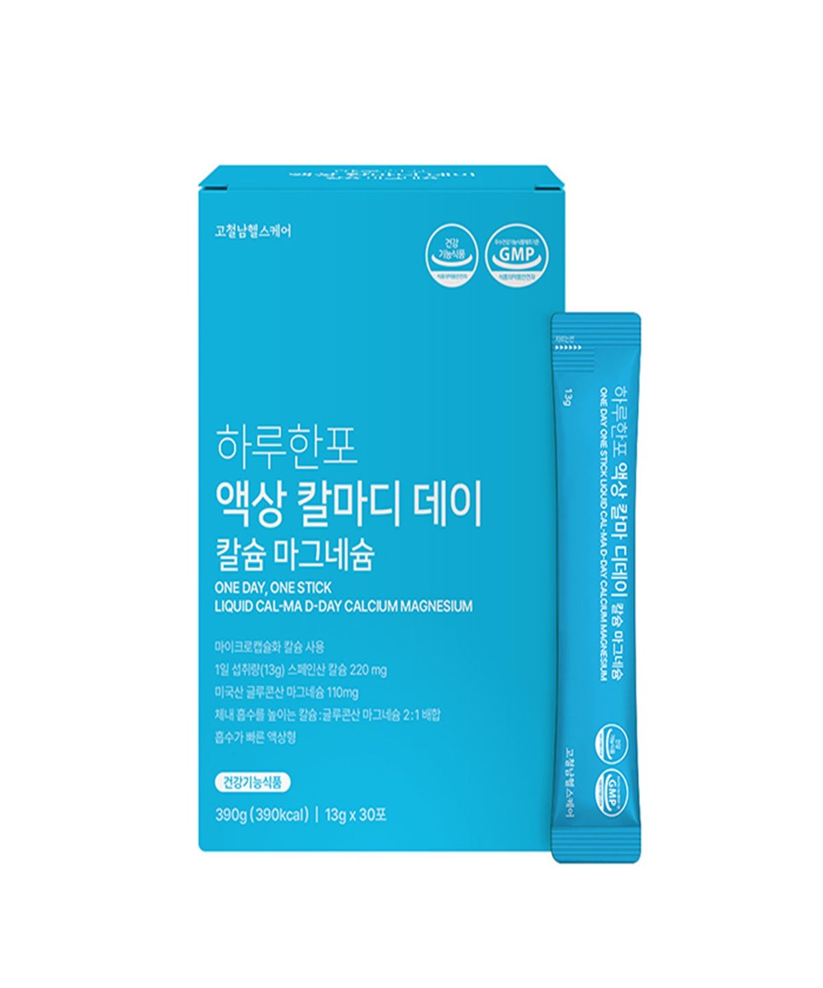 고철남(KOCHEOLNAM) 하루한포 액상 칼마디 데이 칼슘 마그네슘 비타민D 30포 1박스