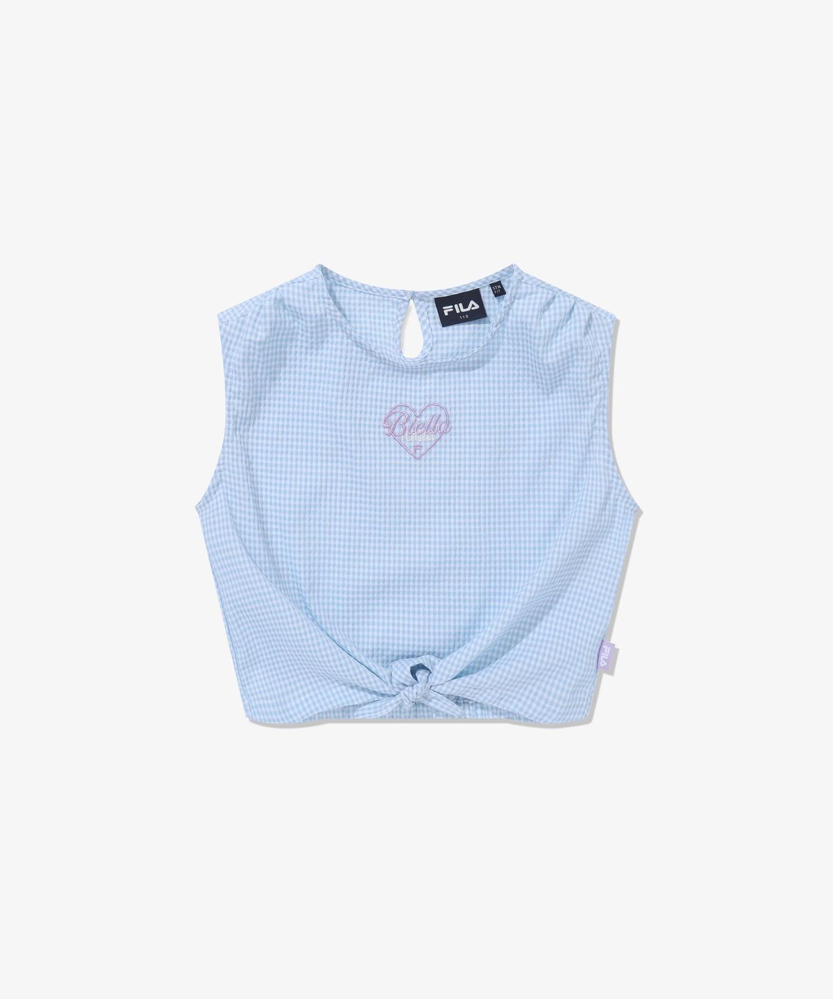 휠라 키즈(FILA KIDS) 시어서커 매듭 티셔츠