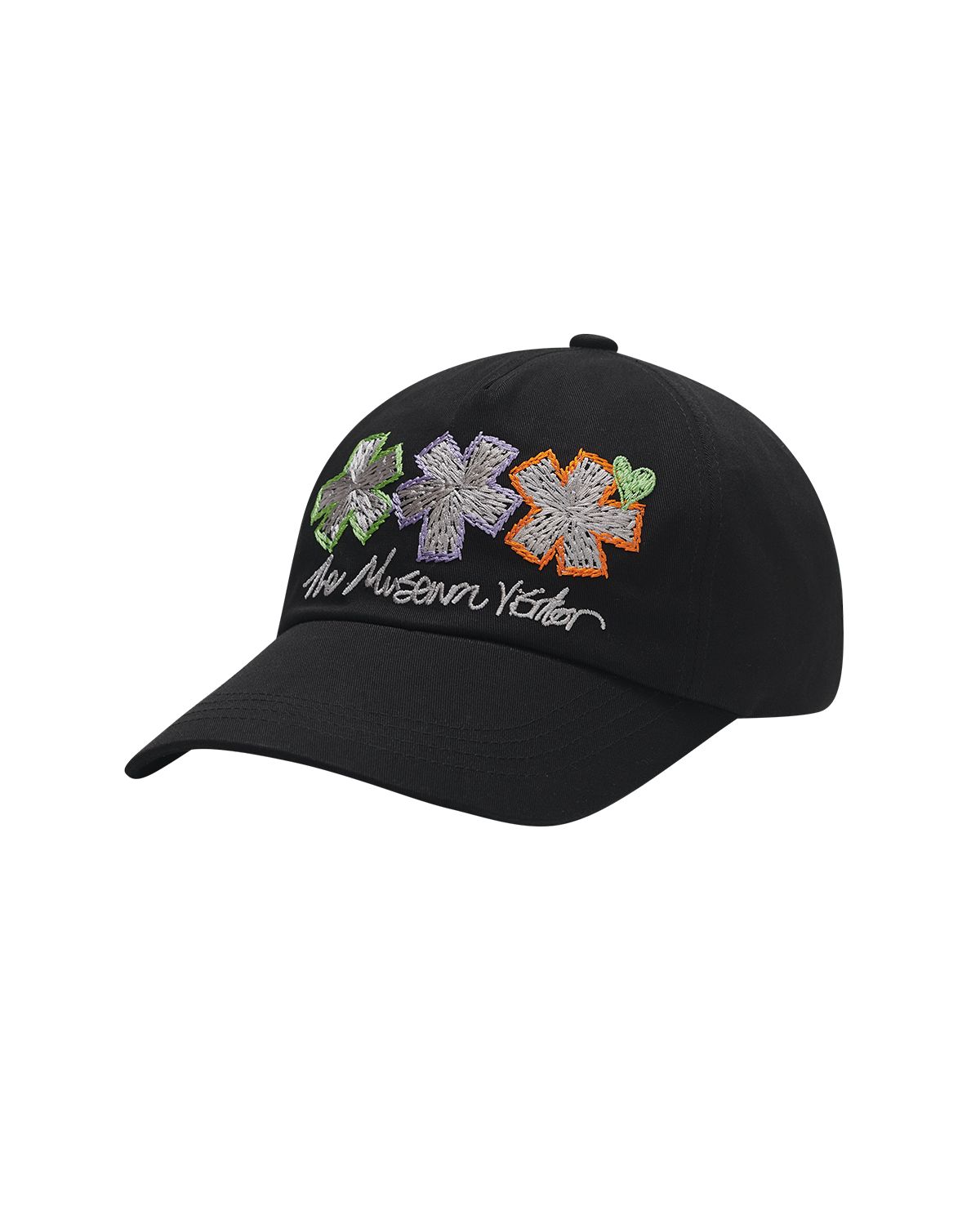 더뮤지엄비지터(THEMUSEUMVISITOR) ASTERISK MUSEUM BALL CAP (BLACK)