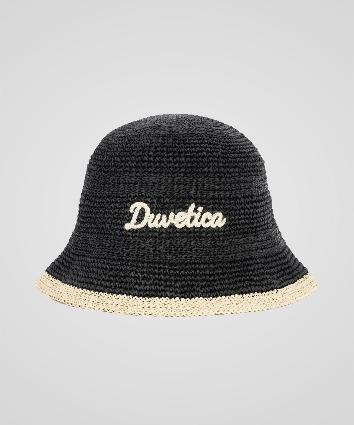 듀베티카(DUVETICA) 포살토 라피아(블랙)(여성 햇)