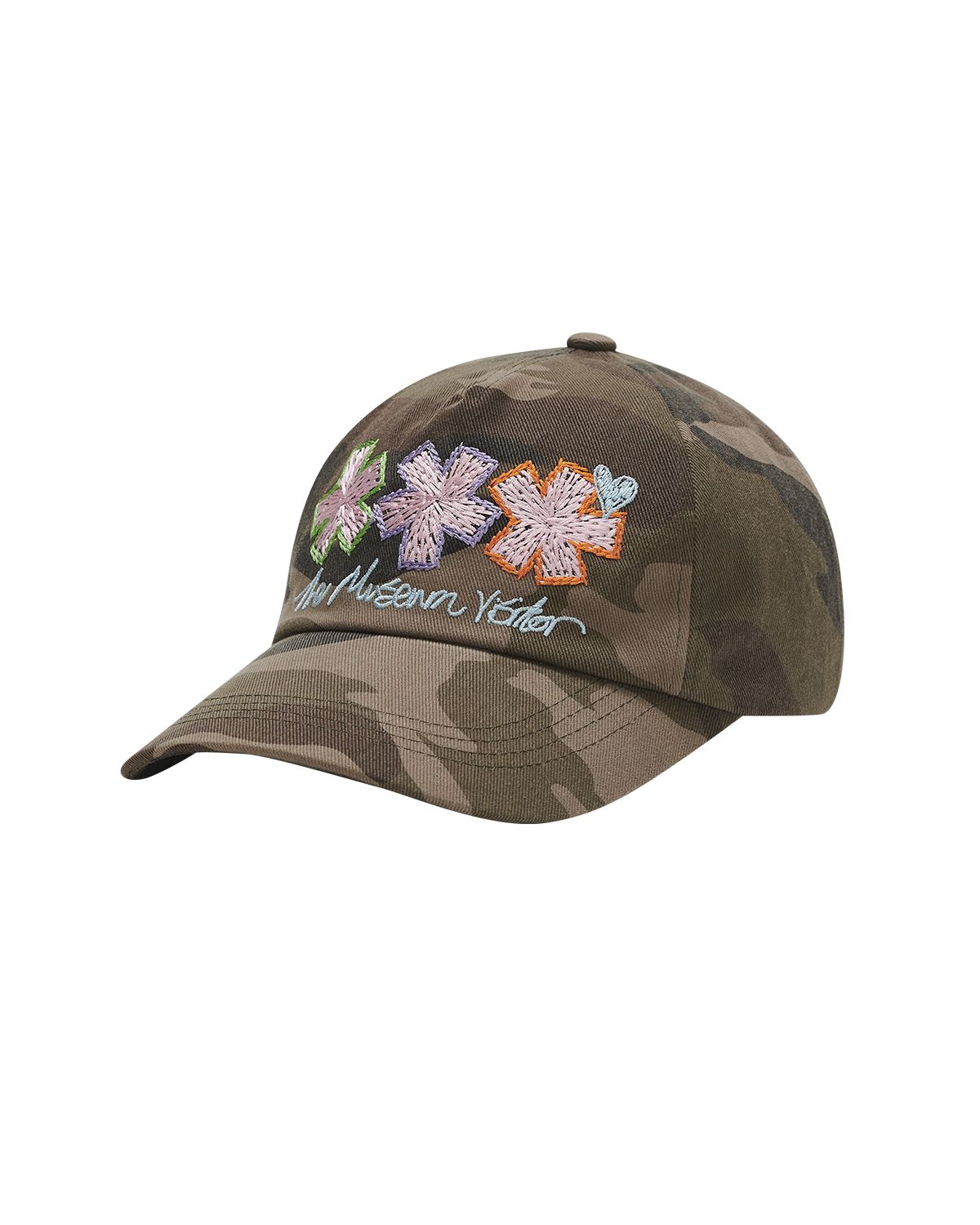 더뮤지엄비지터(THEMUSEUMVISITOR) ASTERISK MUSEUM BALL CAP (CAMO)