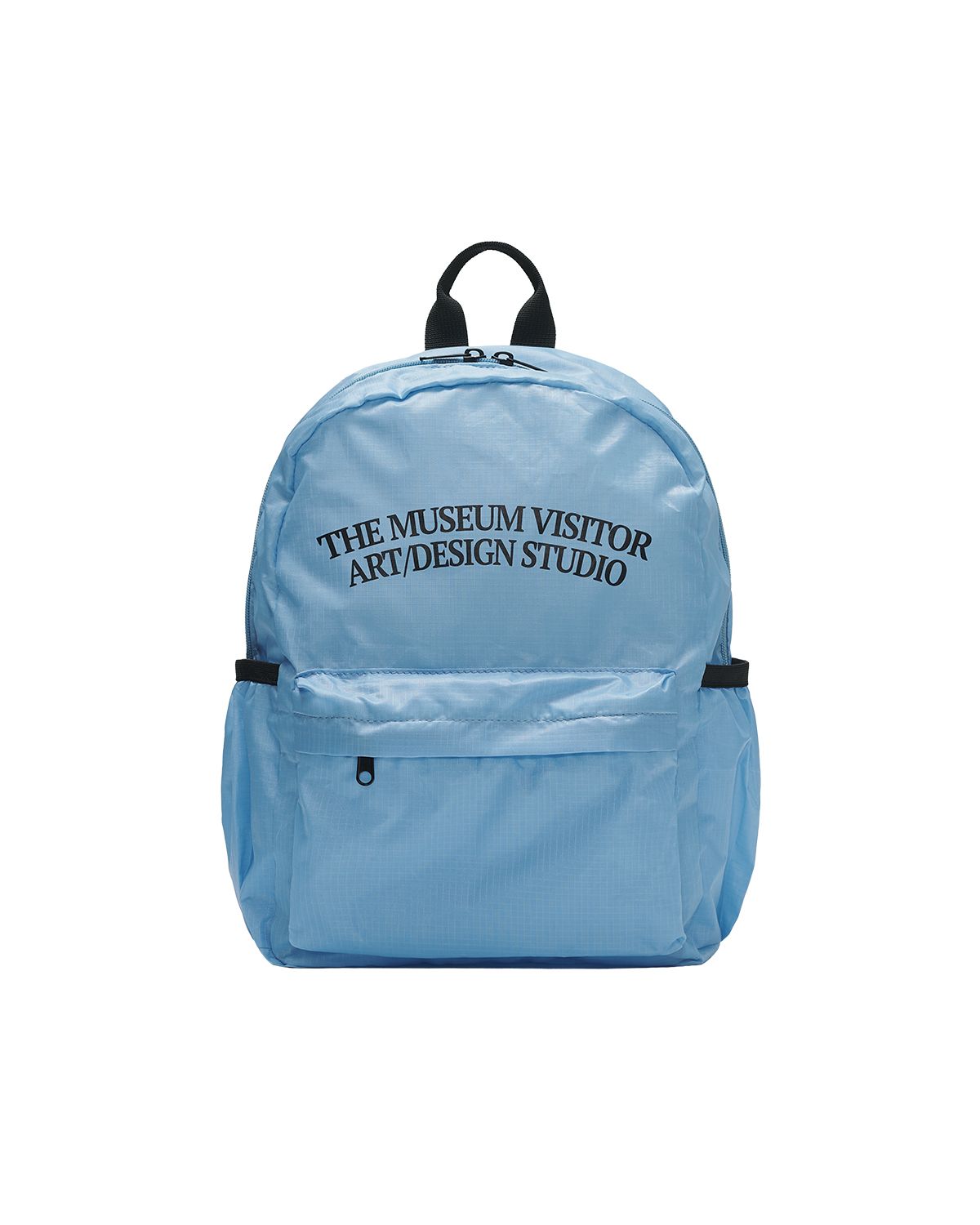 더뮤지엄비지터(THEMUSEUMVISITOR) PACKABLE LOGO BACKPACK (SKY BLUE)