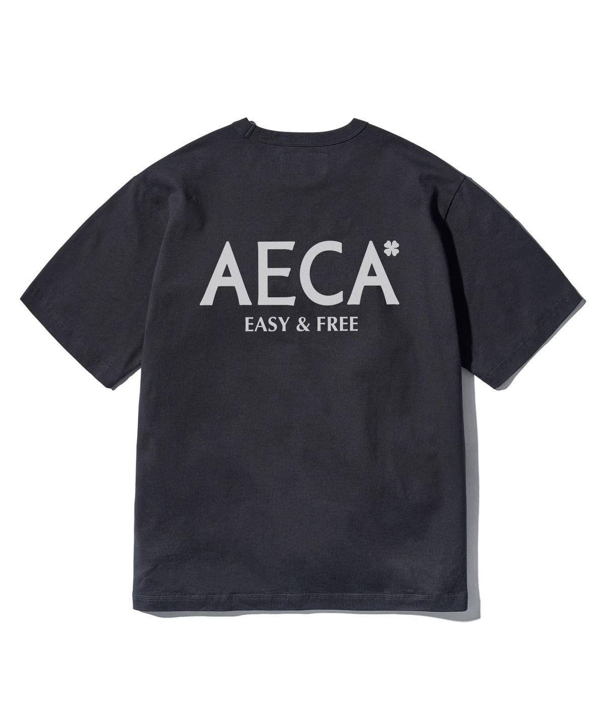 에이카화이트(AECA) (Woman) AECA SIGNATURE TEE-CHARCOAL