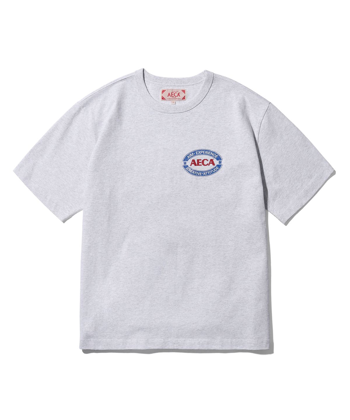 에이카화이트(AECA) (Woman) WALKING ON SUNSHINE HALF SLEEVE-LIGHT GREY