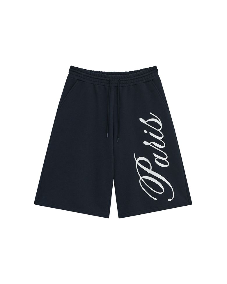 PARIS BERLIN SEOUL BERMUDA SWEAT PANTS (NAVY)