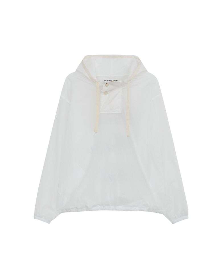 NYLON SUMMER FLAP ANORAK (WHITE)