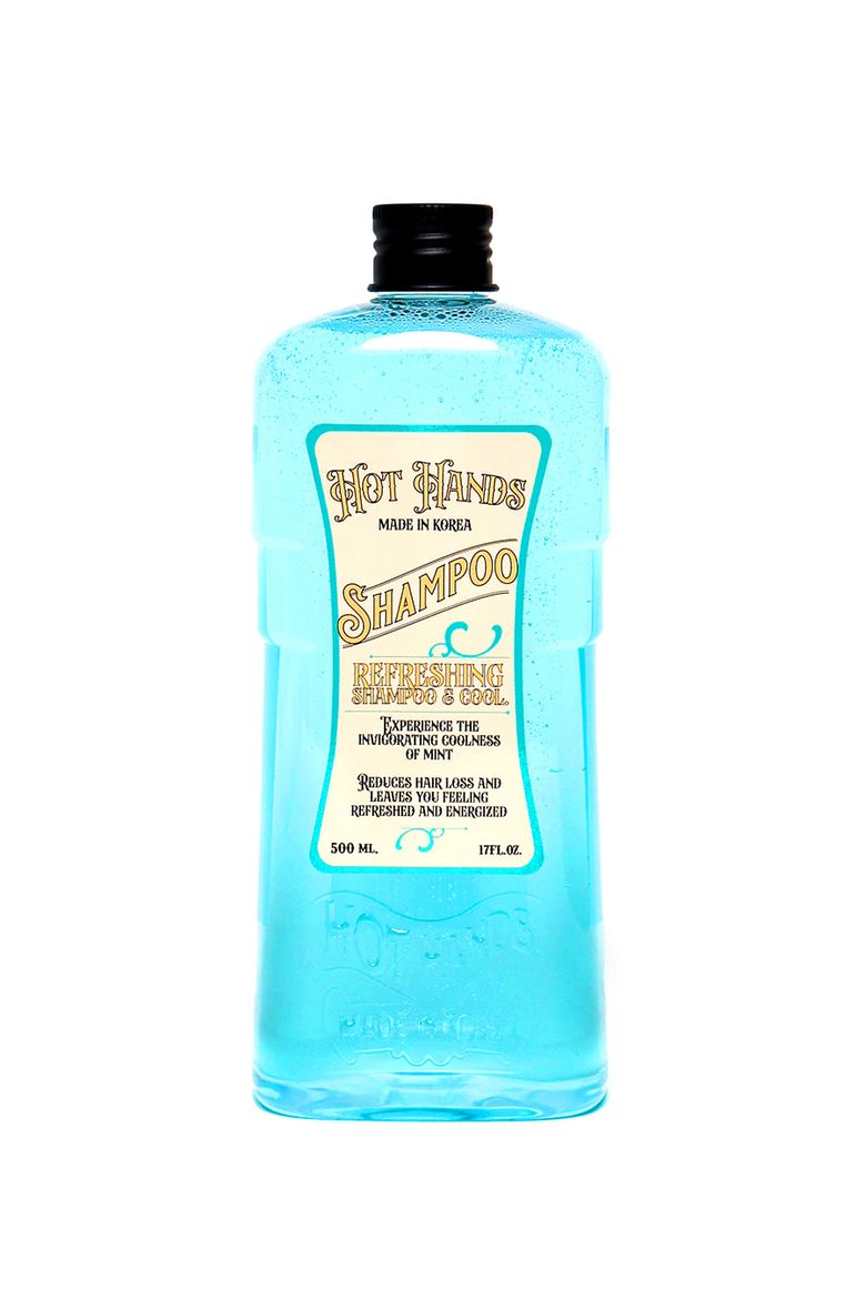 핫핸즈 기능성 탈모 완화 쿨 샴푸 500ML (페퍼민트향)_펌프캡 포함