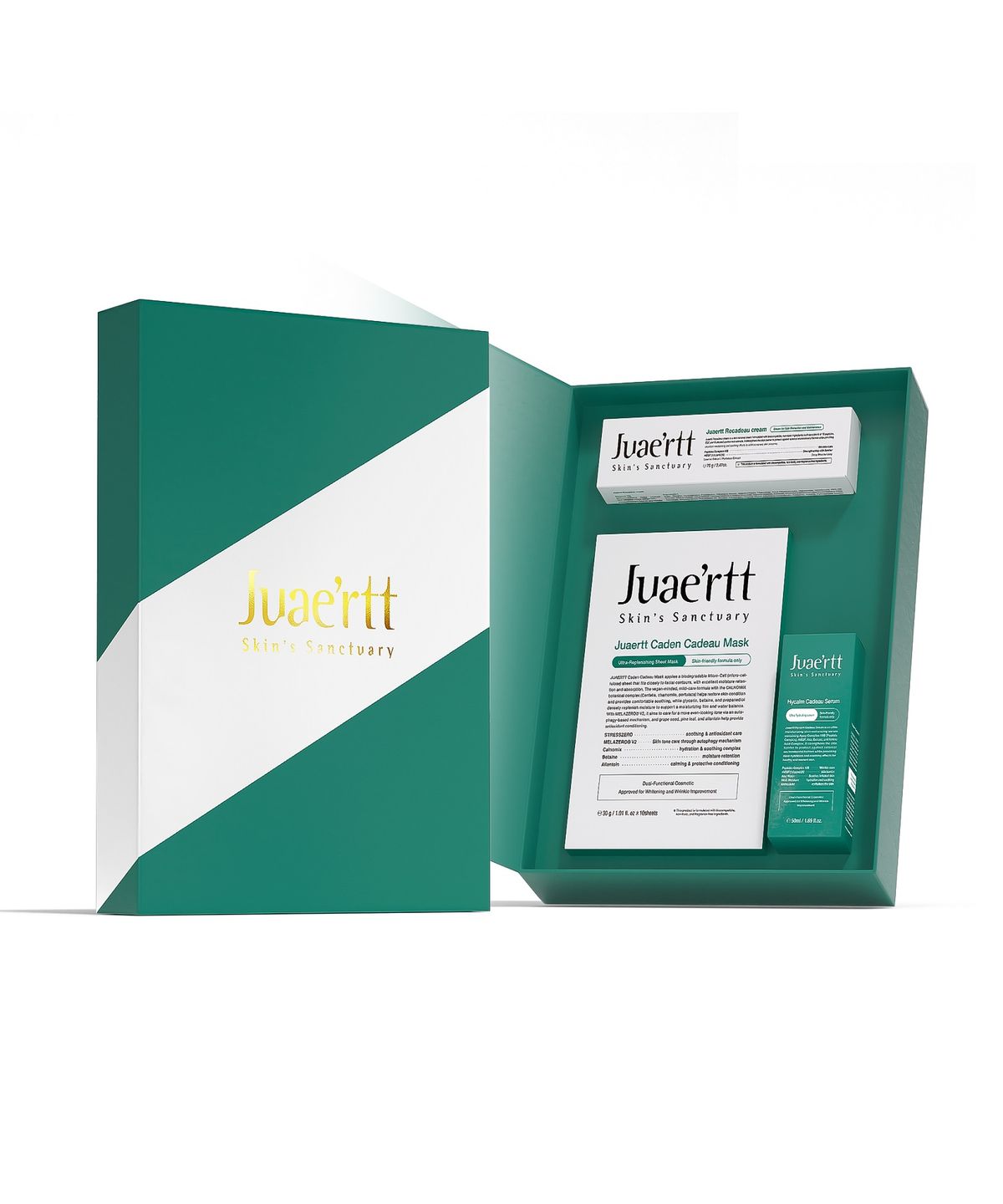 주에르뜨(JUAERTT) 카도 스킨케어 3종 리카도크림,하이캄카도세럼,카덴카도마스크팩 기프트 키트(선물추천/한정수량)