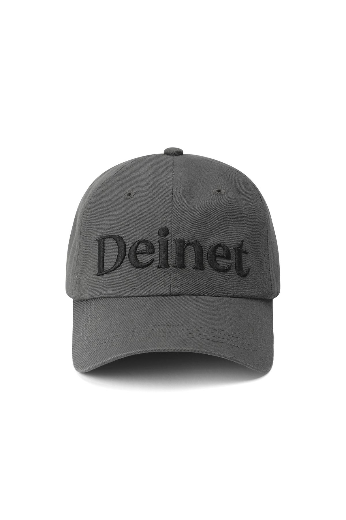 다이닛(DEINET) ESSENTIAL LOGO BALL CAP IN CHARCOAL