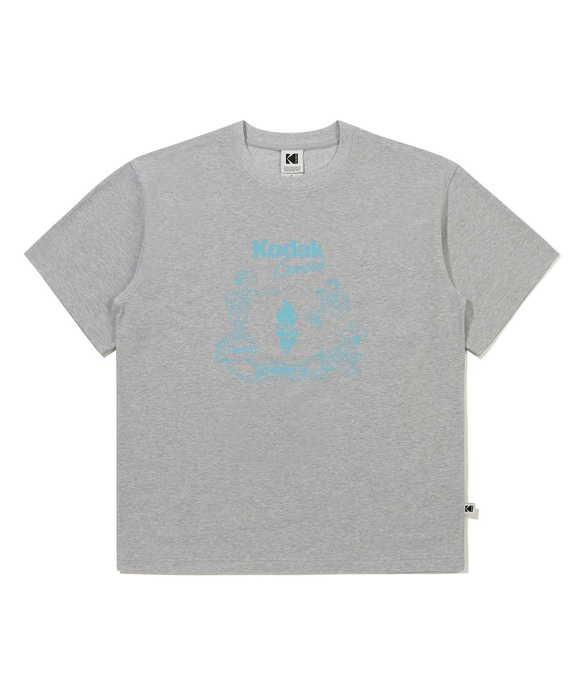 코닥(KODAK) 골드모먼트 소로나 그래픽 반팔 티셔츠 MELANGE GREY