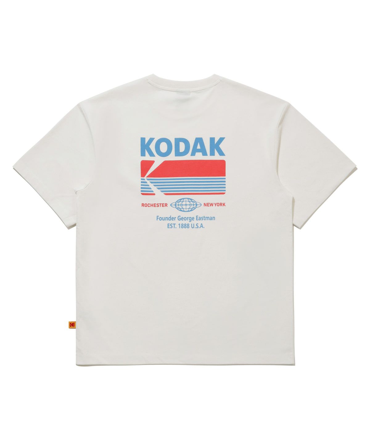 코닥(KODAK) 브리즈팝 에어로쿨 빅그래픽 반팔 티셔츠 IVORY