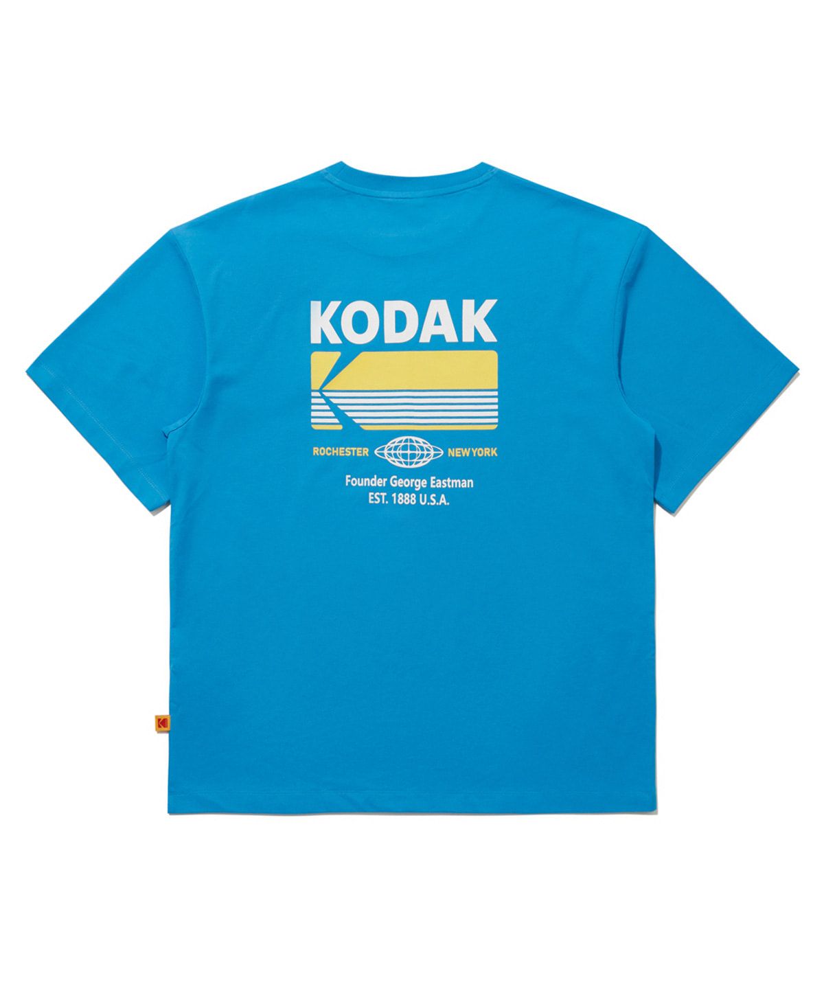 코닥(KODAK) 브리즈팝 에어로쿨 빅그래픽 반팔 티셔츠 BLUE
