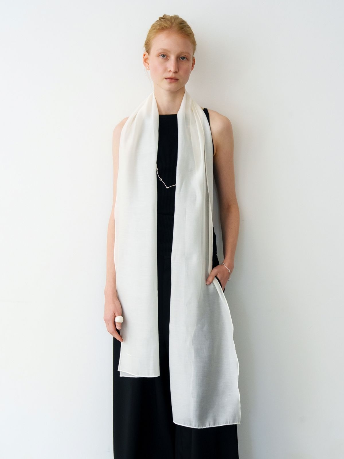 러브미몬스터(LOVE ME MONSTER) Pure Fog Big Scarf (L261MSF010)