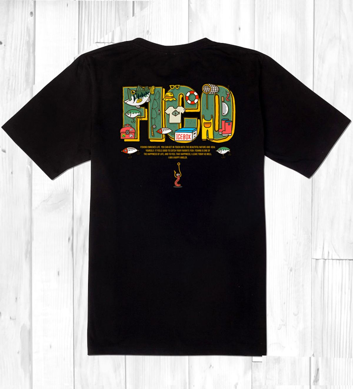 돌돌(DOLDOL) FICO-tshirts-AEROCOOL-29 배스낚시 피코앵글러 에어로쿨 기능성 티셔츠 반팔티