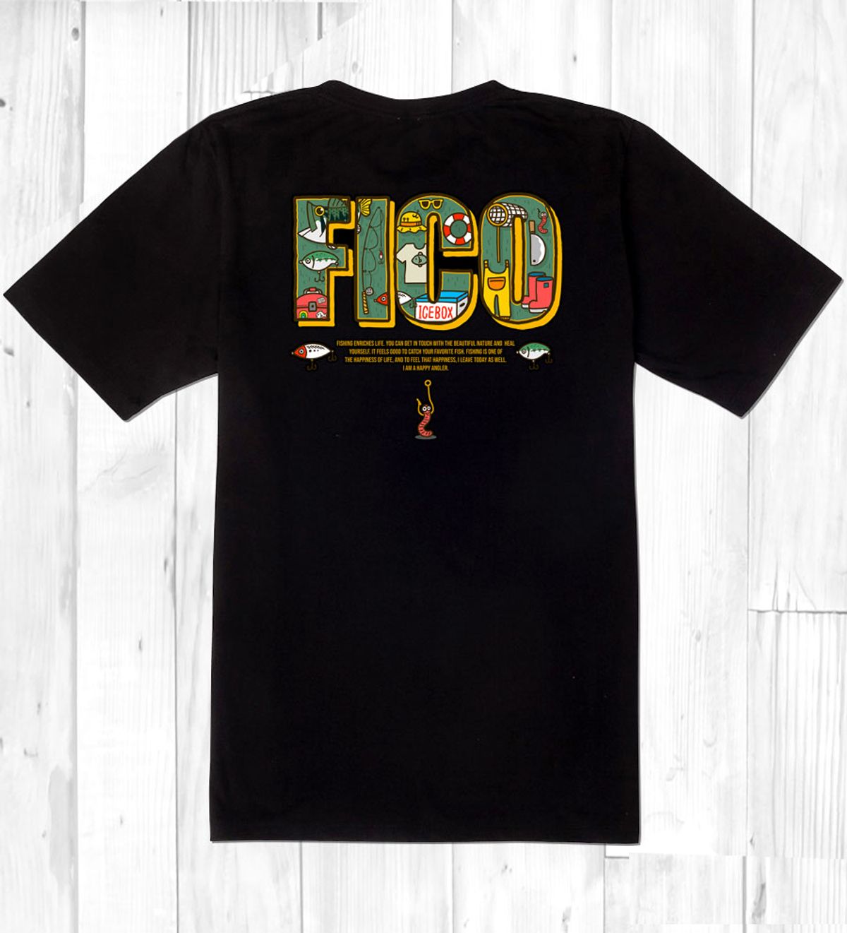 돌돌(DOLDOL) FICO-tshirts-AEROCOOL-30 배스낚시 피코앵글러 에어로쿨 기능성 티셔츠 반팔티