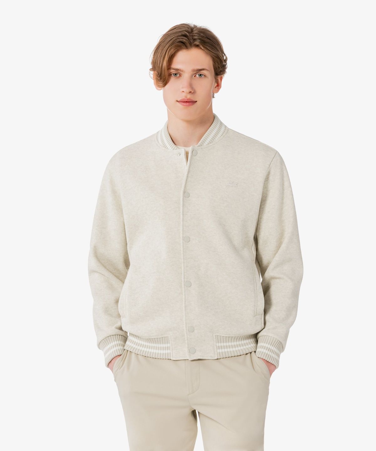 라코스테(LACOSTE) 남성 텍스처 스타디움 점퍼 SH221E-56G 02S