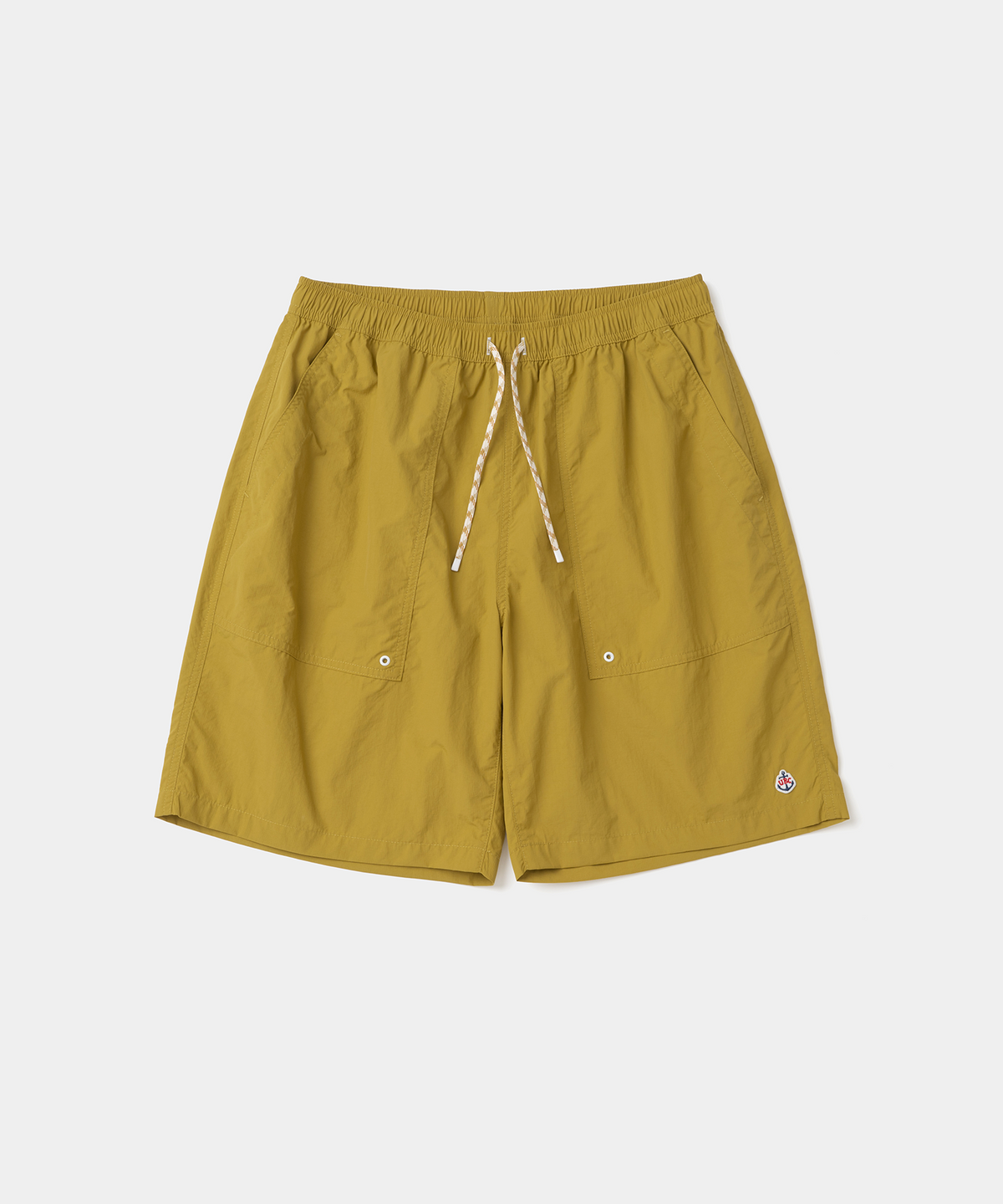 유니폼브릿지(UNIFORM BRIDGE) UBC ribstop nylon trail shorts mustard