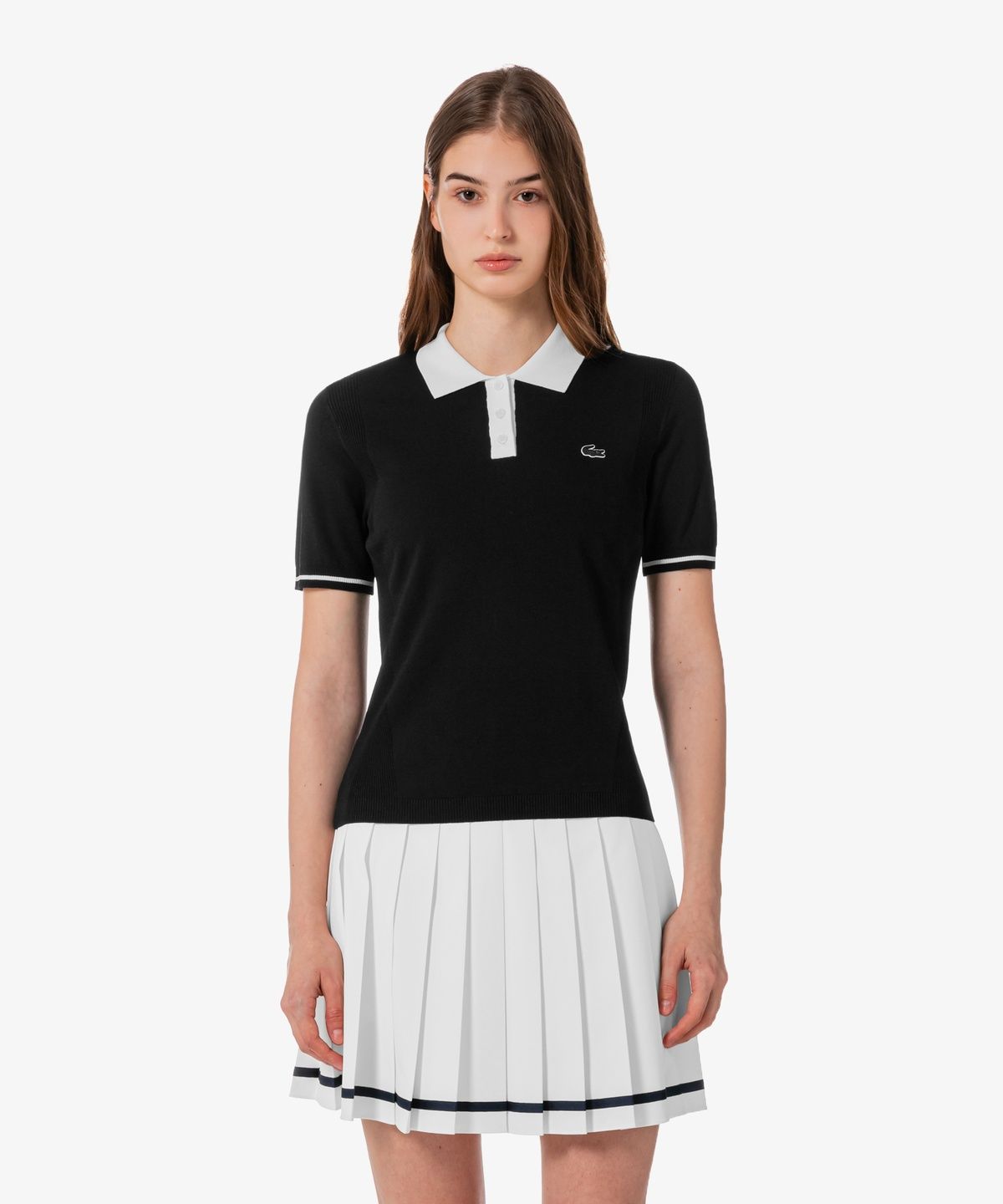 라코스테(LACOSTE) 여성 폴로 베이직 폴로 스웨터 AF336E-56G 031