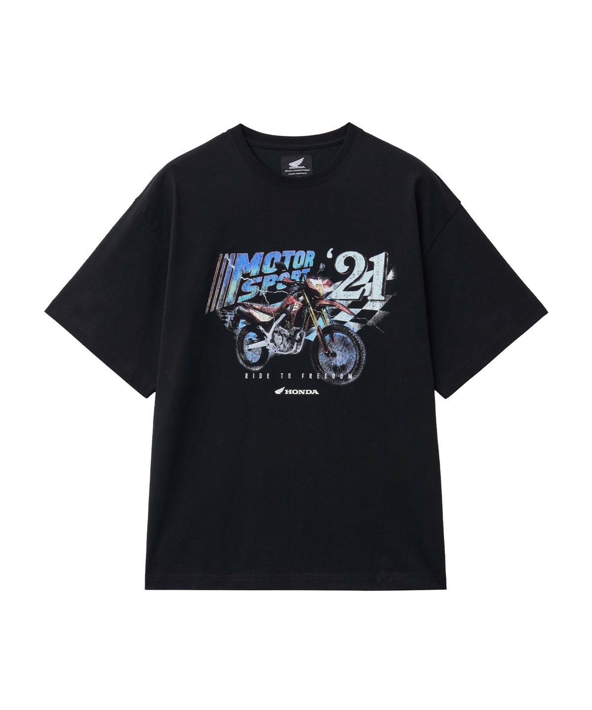 핍스 모터사이클(PHYPS MOTORCYCLE) Motor Sports Short Sleeve Black