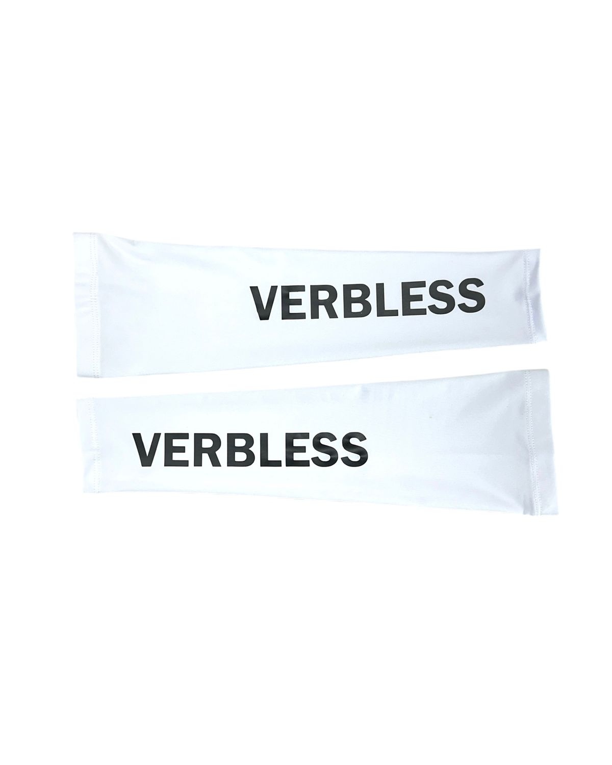 베르브리스(VERBLESS) 베이직 로고 쿨링 팔토시 (화이트)