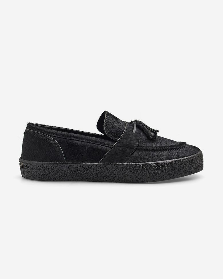 VM005 Loafer - Black Pony Hair/Black