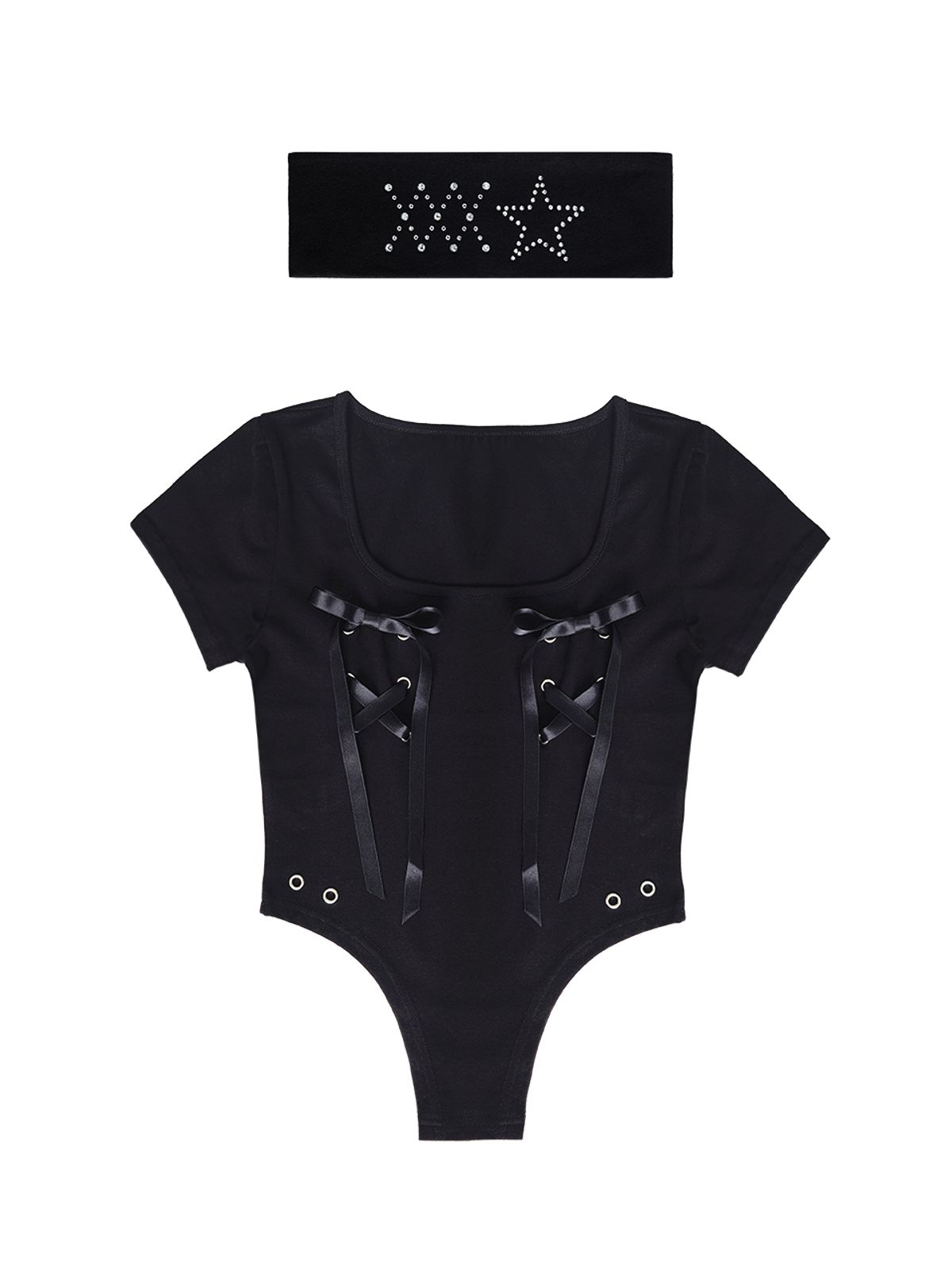 레피브(REPIVV) Lace Me Up Set (Black)