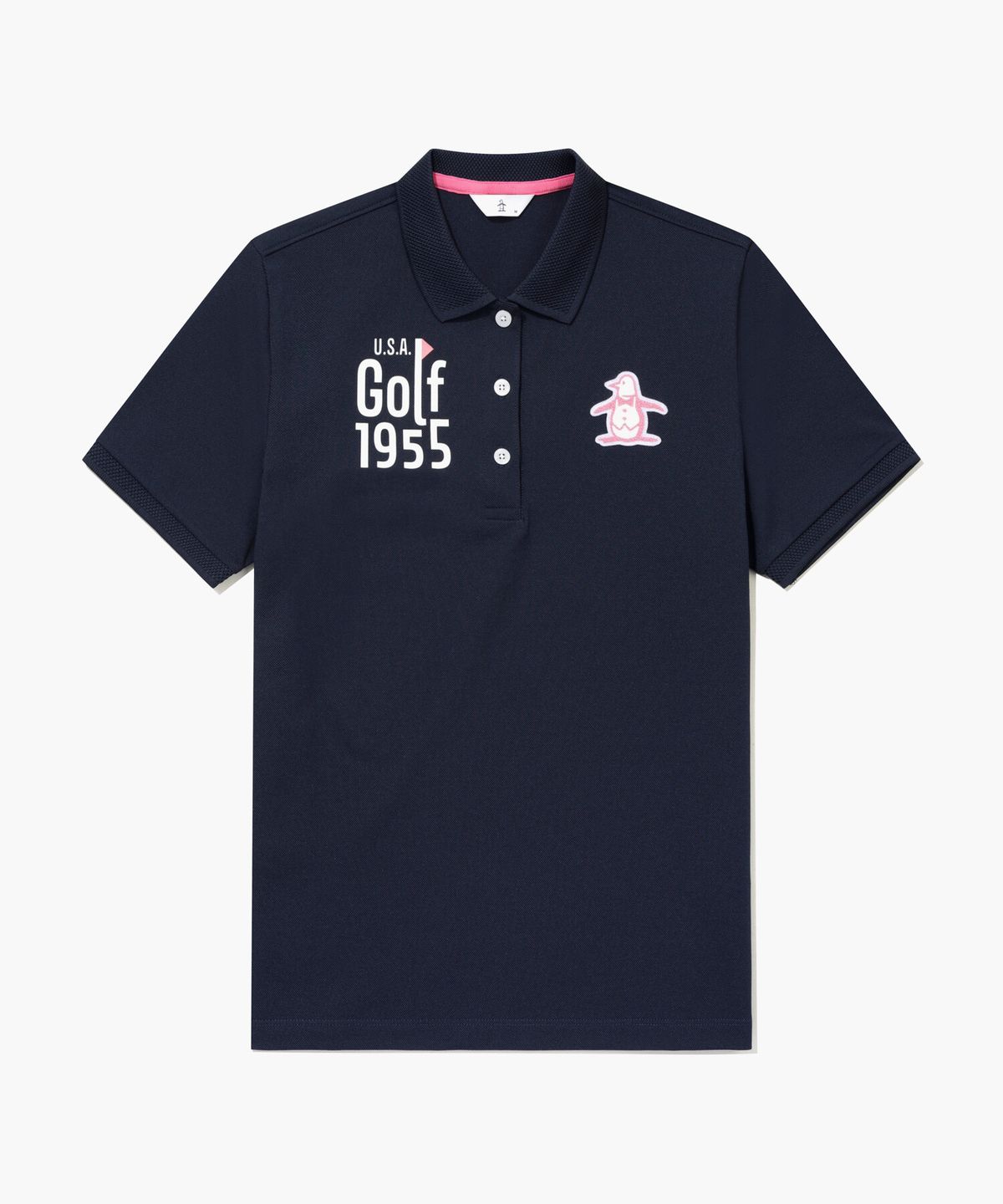 먼싱웨어(MUNSINGWEAR) 여성 1955 폴로 티셔츠 네이비 MR212LTS51