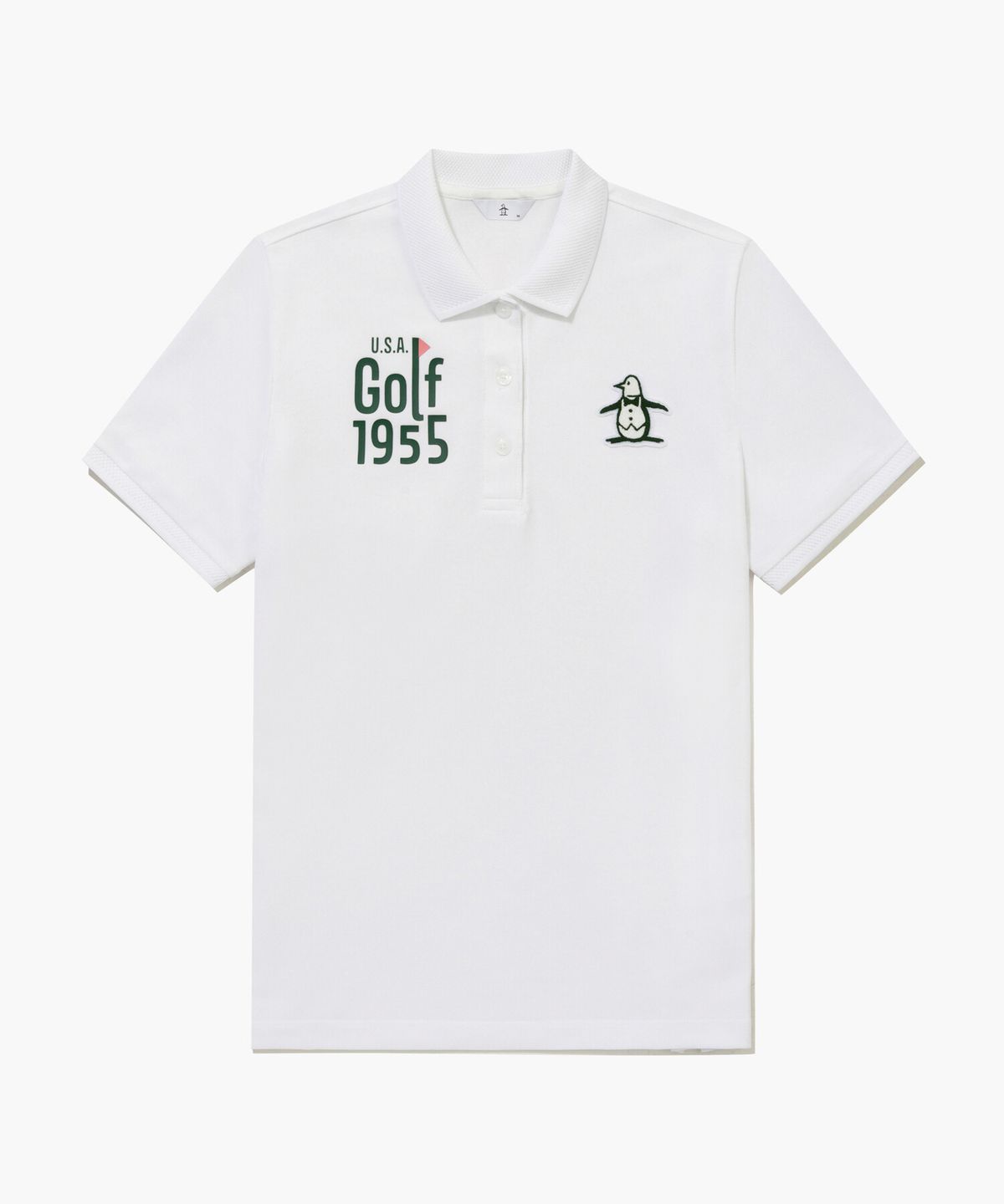 먼싱웨어(MUNSINGWEAR) 여성 1955 폴로 티셔츠 화이트 MR212LTS51