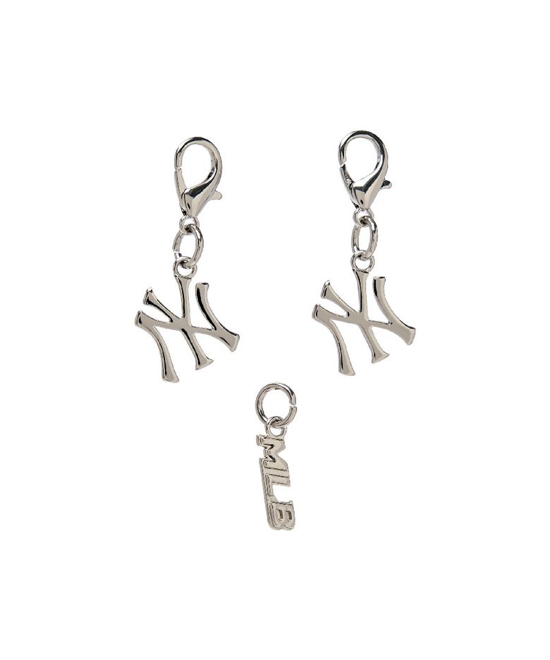 팀 로고 참 세트 NY (Silver)