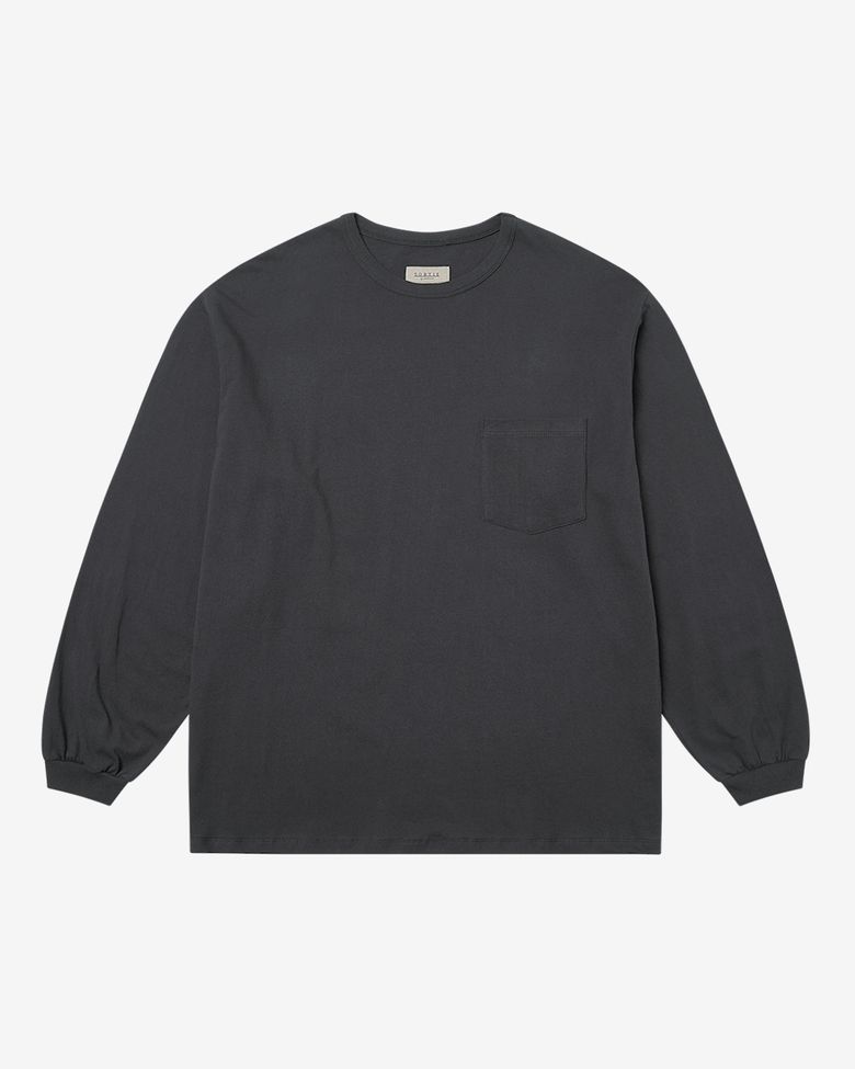 Essential Comfort Poket Long Sleeve (Charcoal)