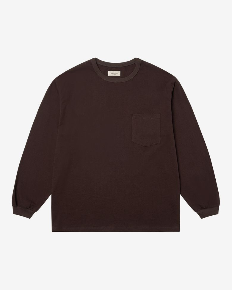 Essential Comfort Poket Long Sleeve (Brown)