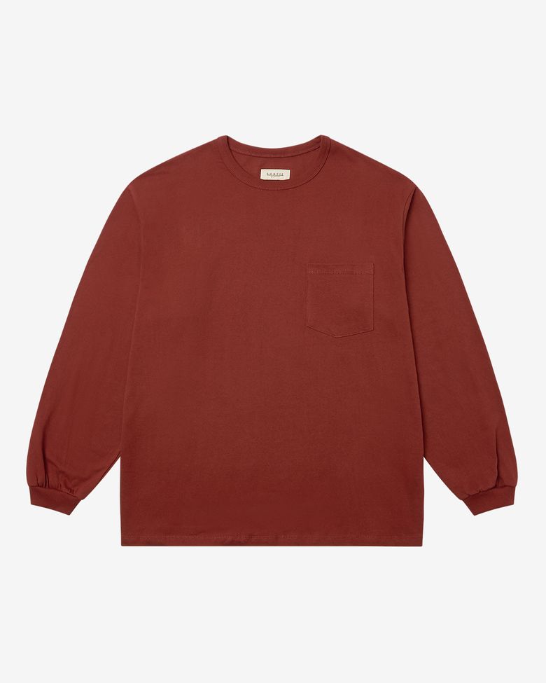 Essential Comfort Poket Long Sleeve (Brick)