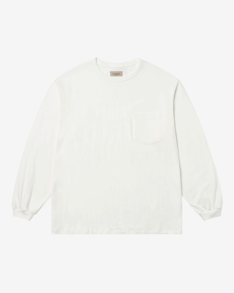 Essential Comfort Poket Long Sleeve (White)