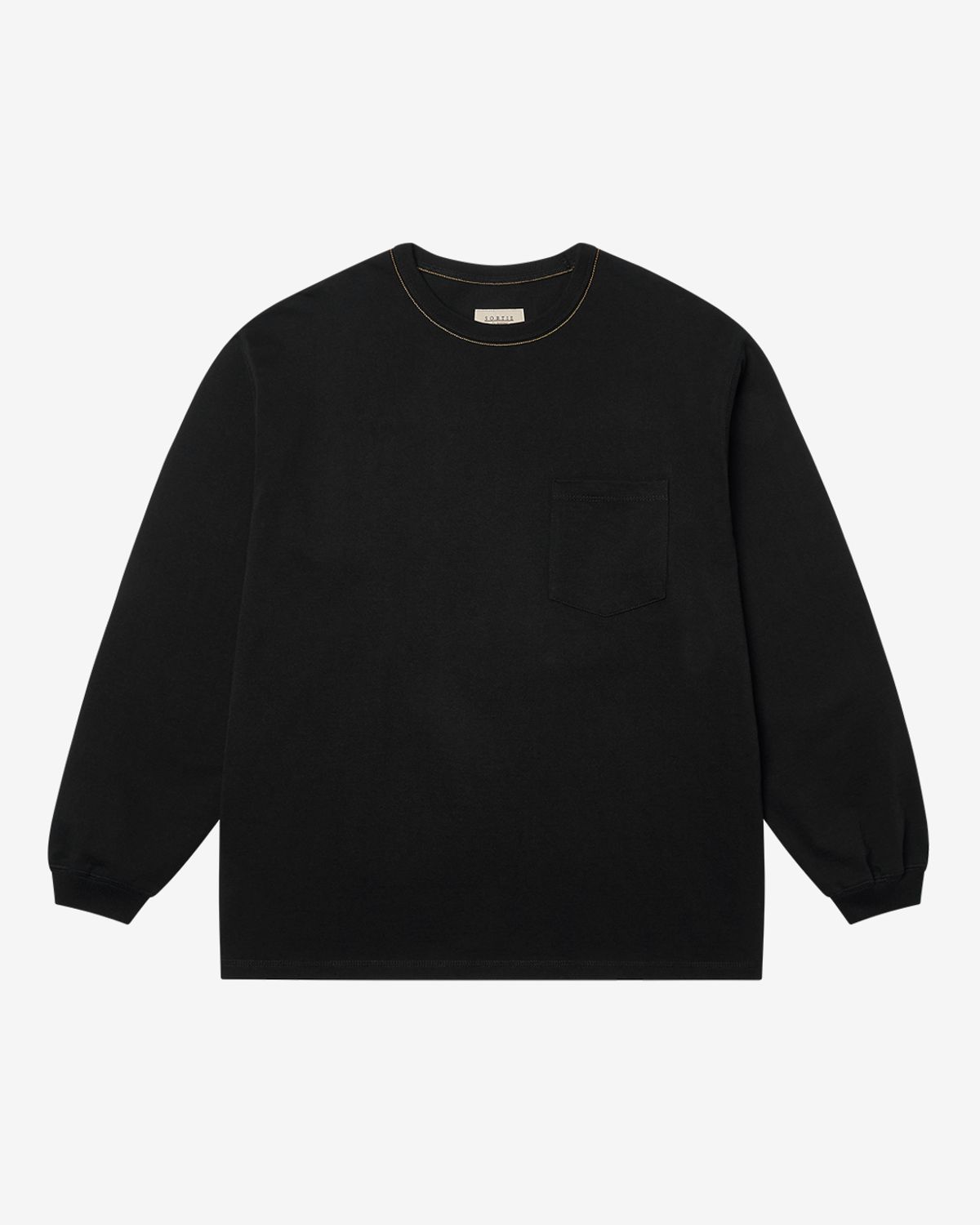 솔티(SORTIE) 3N605 Utility Poket Long Sleeve (Black)