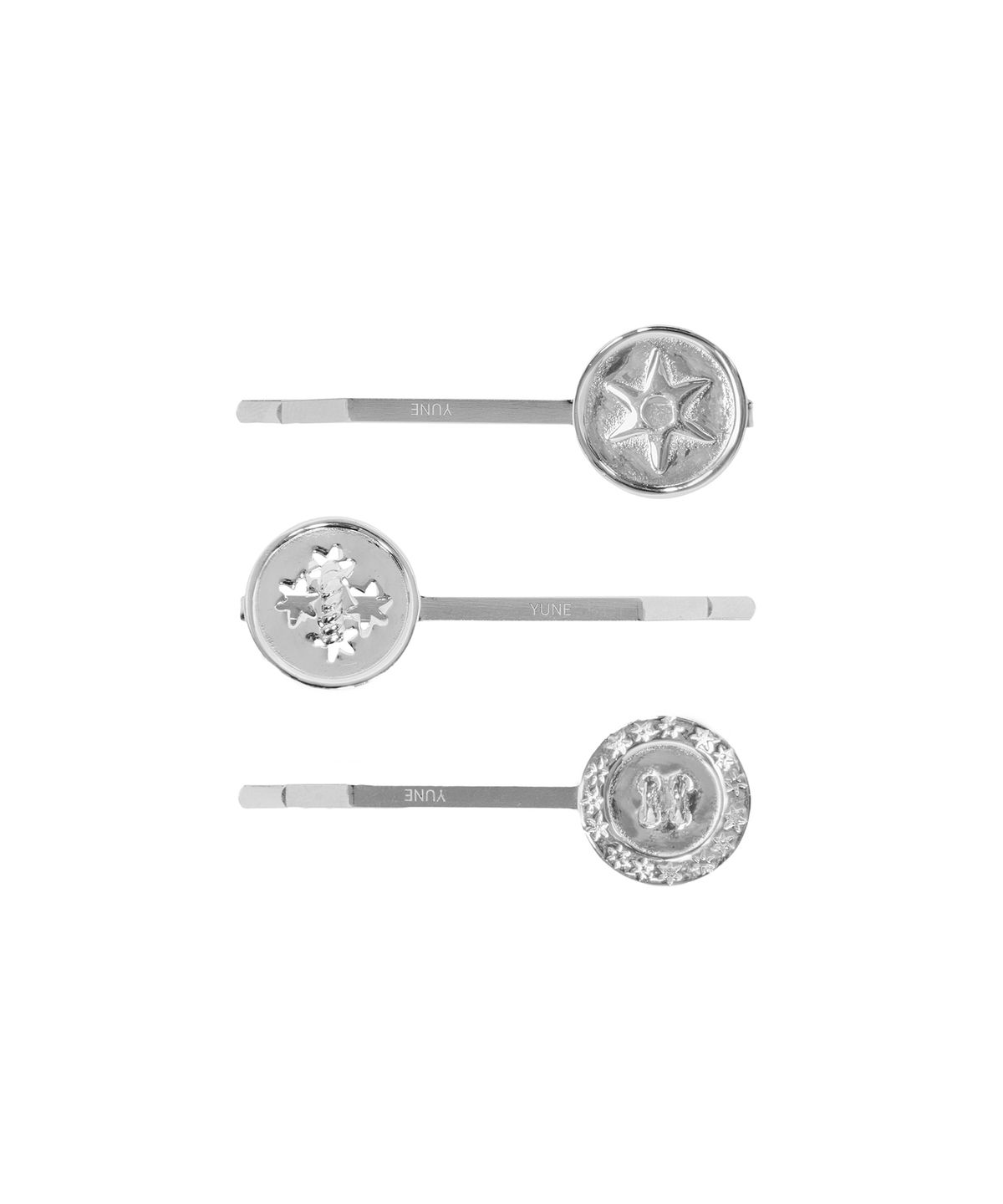 유네(YUNE) Object Button Pin Set_[Silver Plated]