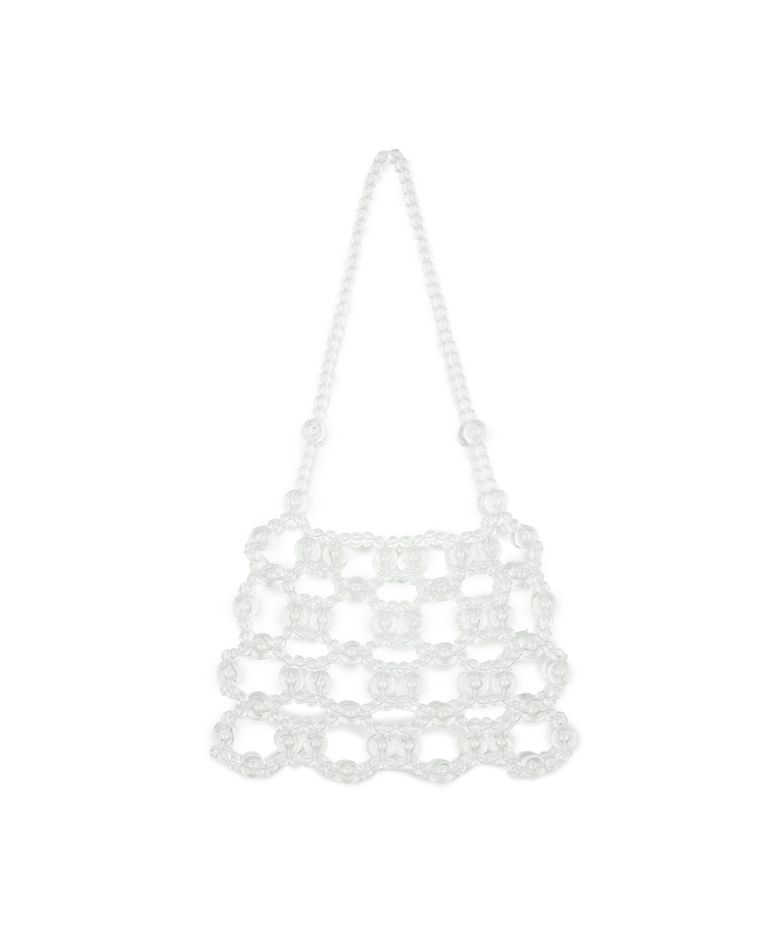 Beaded Tote Bag (Clear)