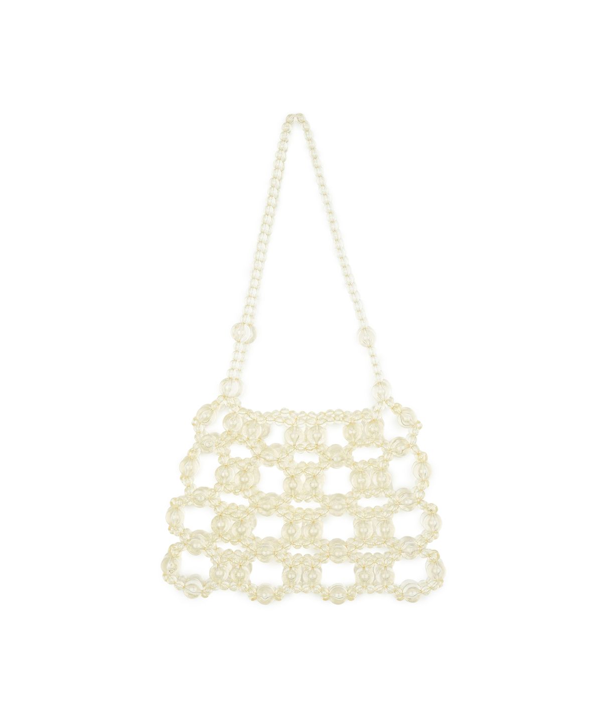 그린버터(GREENBUTTER) Beaded Tote Bag (L/Yellow)