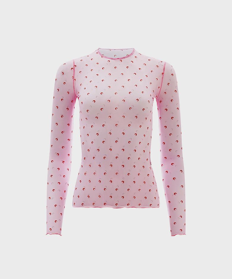 (W) 플림티 문 크루넥 롱슬리브 탑 핑크 PLUMETIS MOON CREWNECK LS TOP PK30 PINK