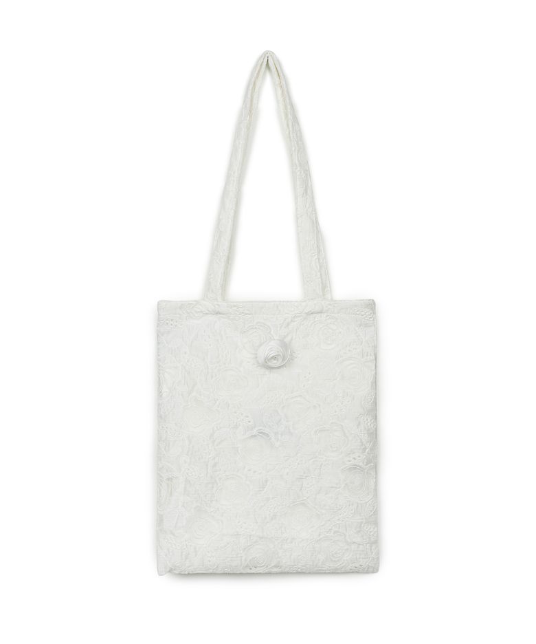 Rose Jacquard Bag (Ivory)